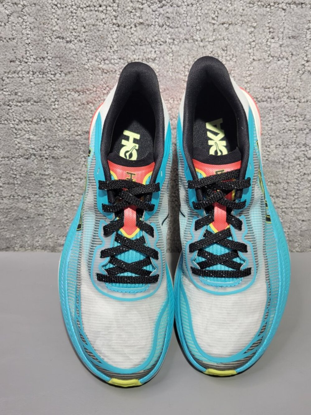Hoka One One Cielo X1 2.0 Size W8.5 M7.5 Frost Black Athletic Running Sneakers - Picture 5 of 10